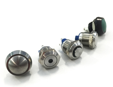 Bulgin 12mm Switch - Vandal Proof, IP Rated Switches