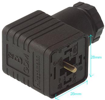 12B GDM - Hirschmann Forma A DIN 43650 connector